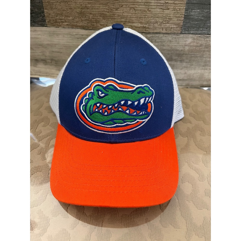 Florida Gators Captivating Headwear Trucker Hat Blue Orange White Snapback NWT